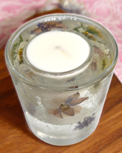 Floral Cup Candle