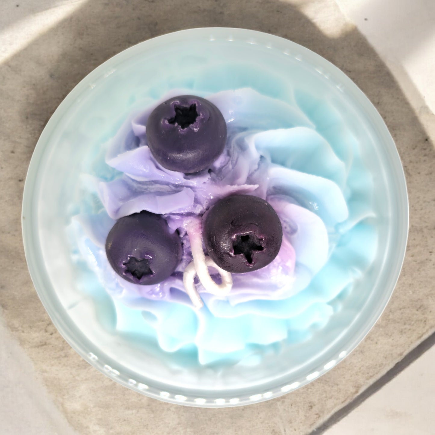 Blueberry Ice Cream Candle