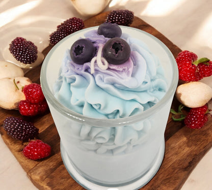 Blueberry Ice Cream Candle