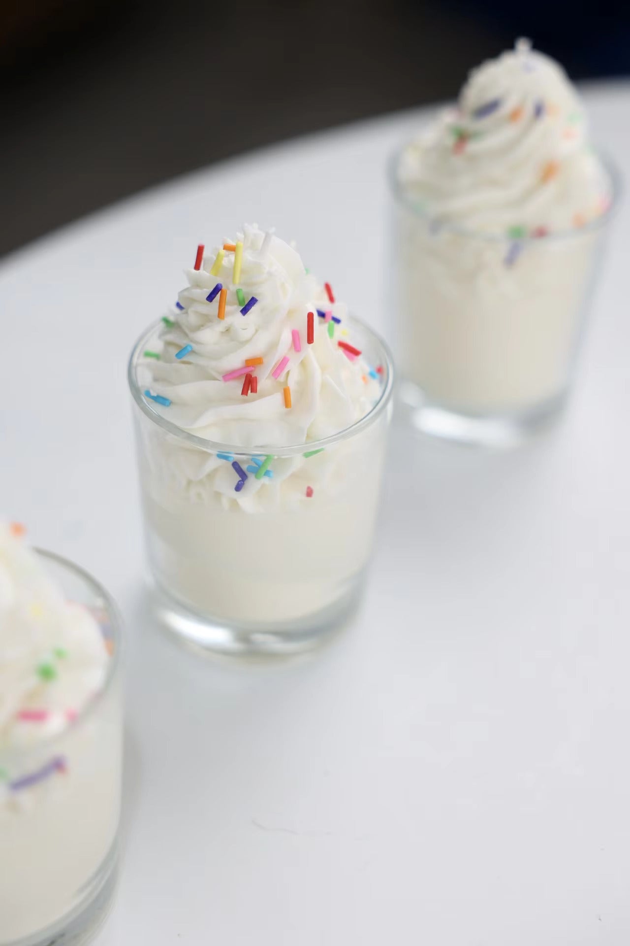 Sprinkle Ice Cream With Cup Candle