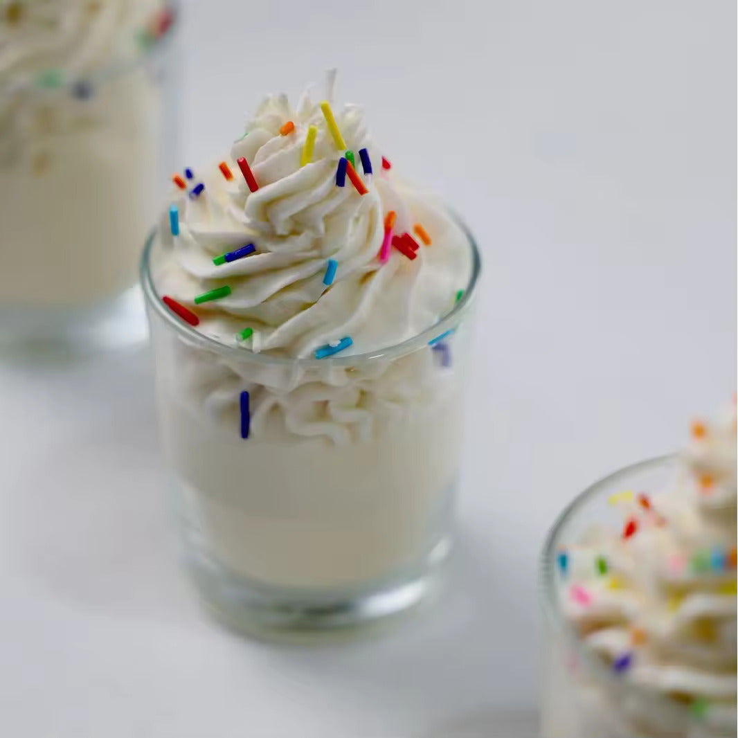 Sprinkle Ice Cream With Cup Candle