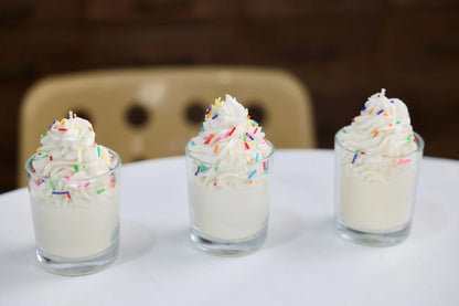 Sprinkle Ice Cream With Cup Candle