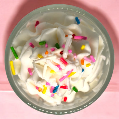 Sprinkle Ice Cream With Cup Candle