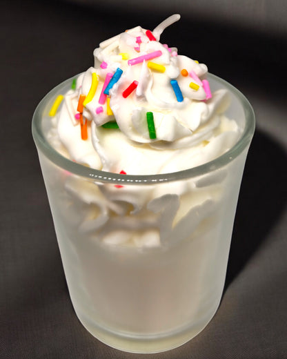 Sprinkle Ice Cream With Cup Candle