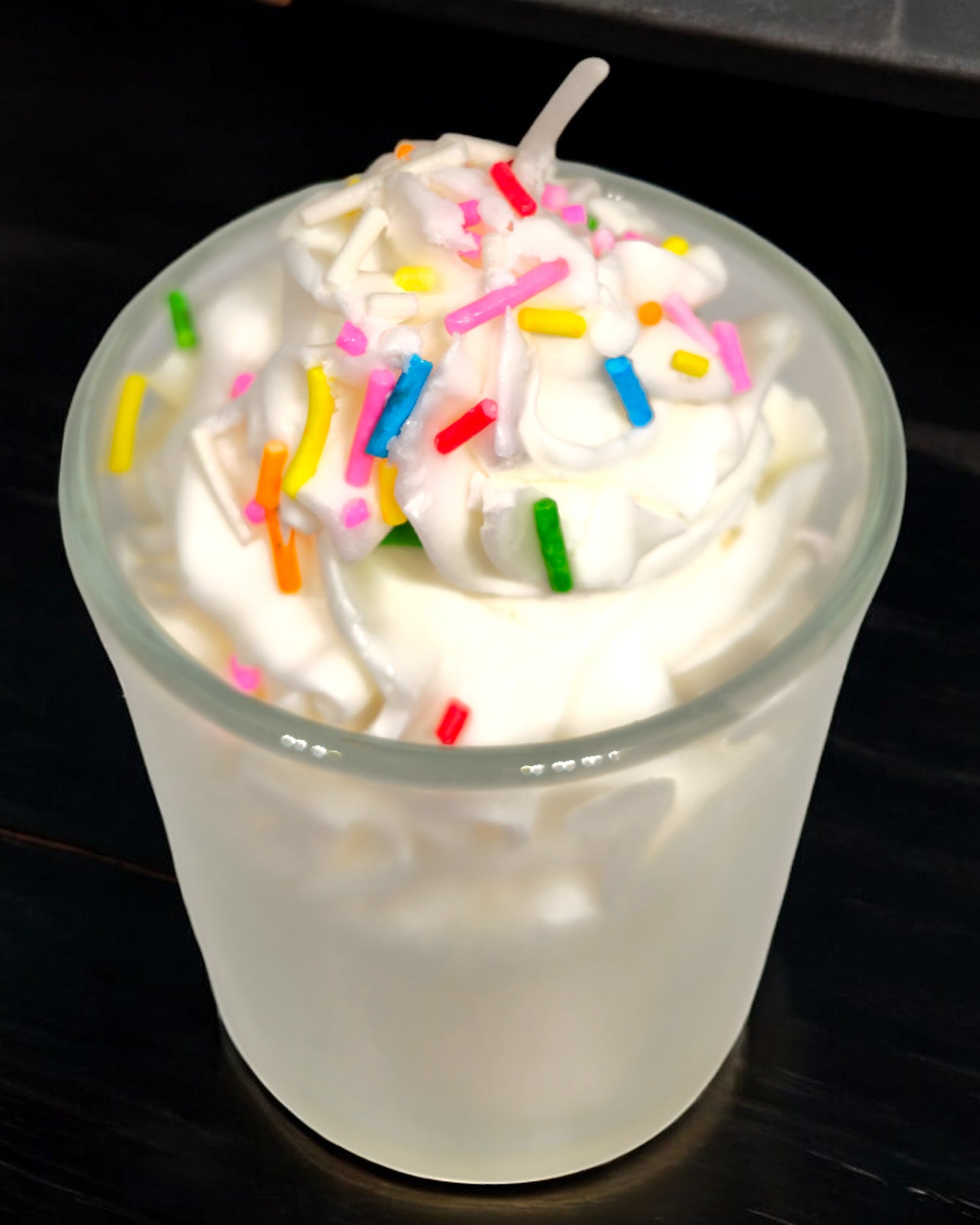 Sprinkle Ice Cream With Cup Candle