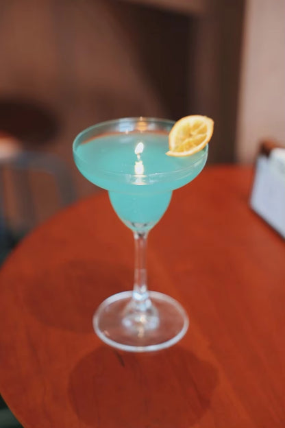 Blue Lemon Cocktail Candle