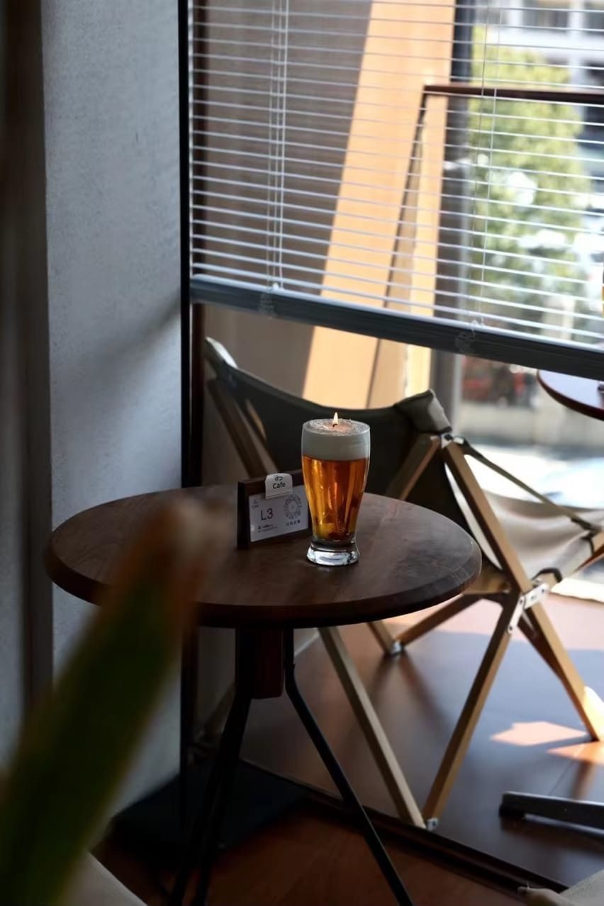 Beer Glass Candle