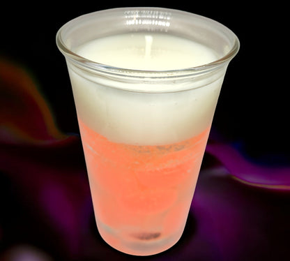 Pink Love Bubble Water Candle