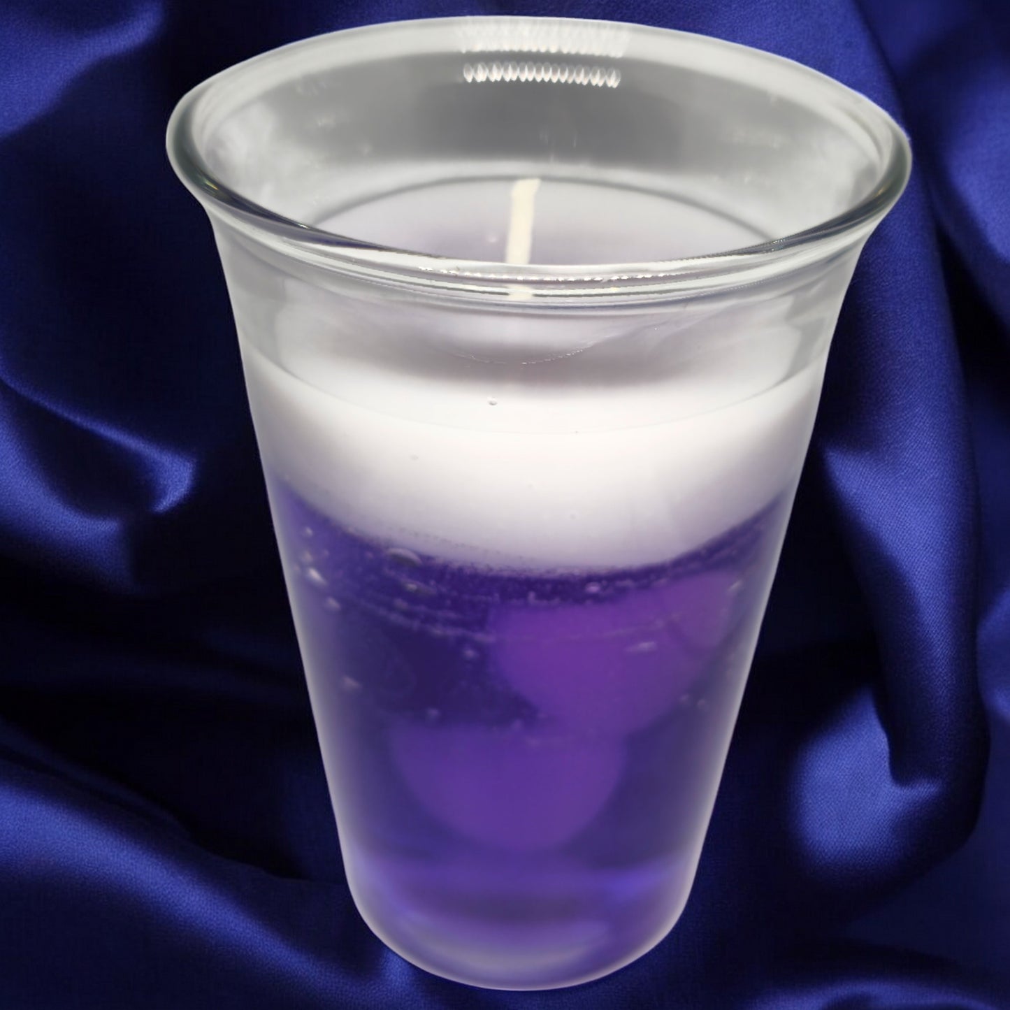 Purple Love Bubble Water Candle