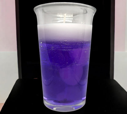 Purple Love Bubble Water Candle