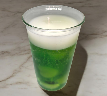 Green Love Bubble Water Candle