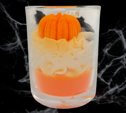 Pumpkin Bat Cup Candle