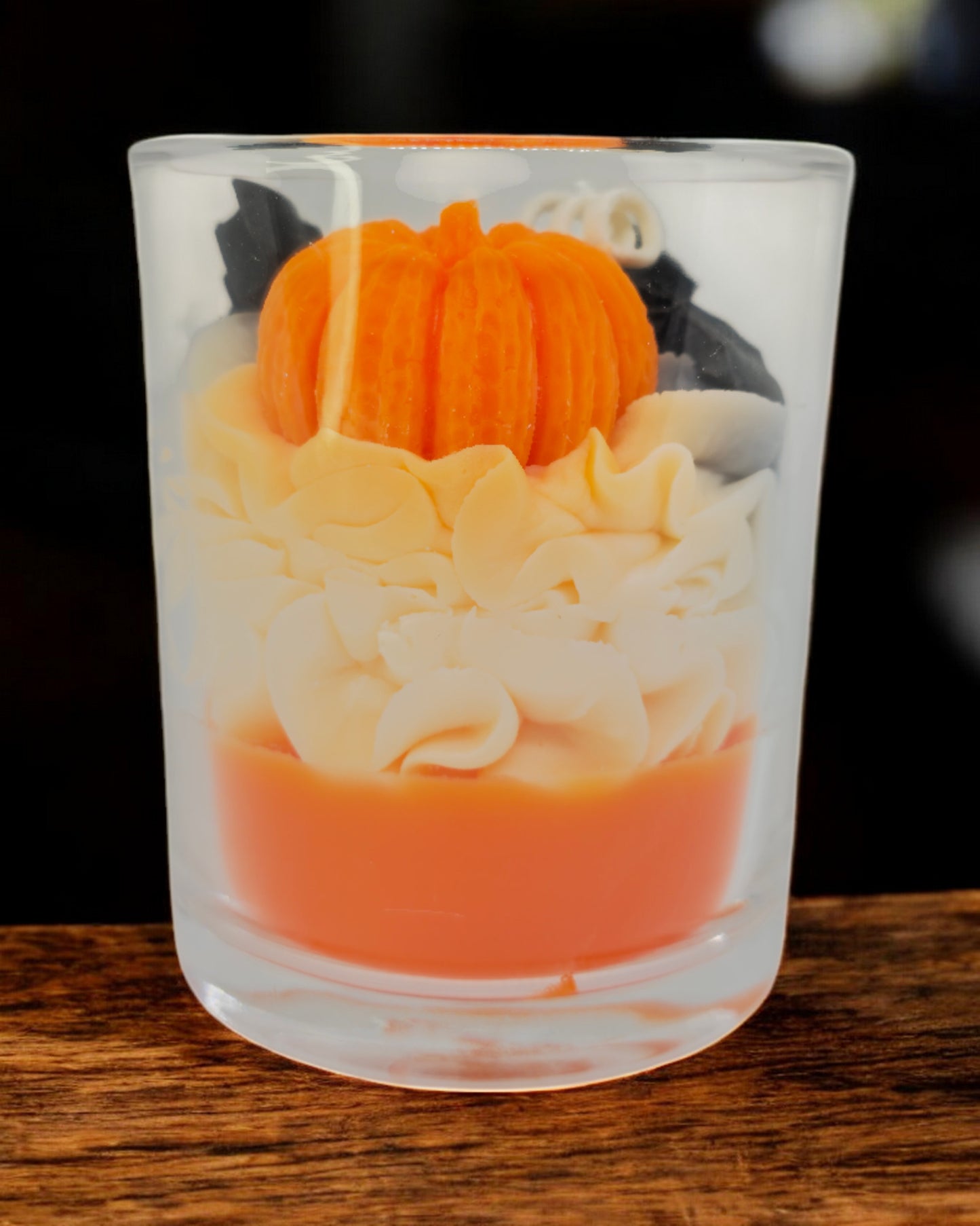 Pumpkin Bat Cup Candle