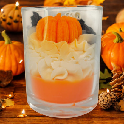 Pumpkin Bat Cup Candle