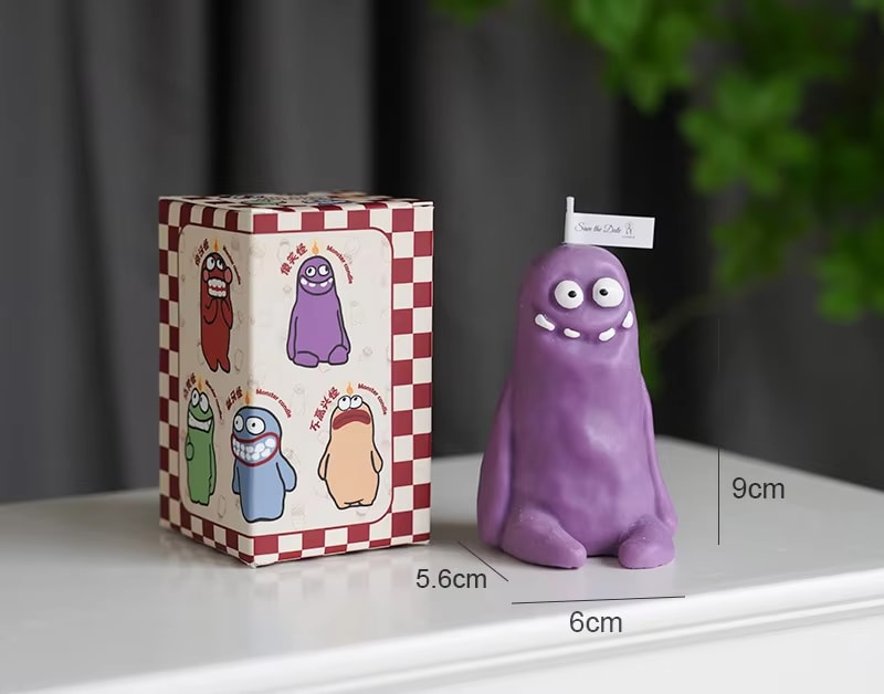 Silly Monster Candle