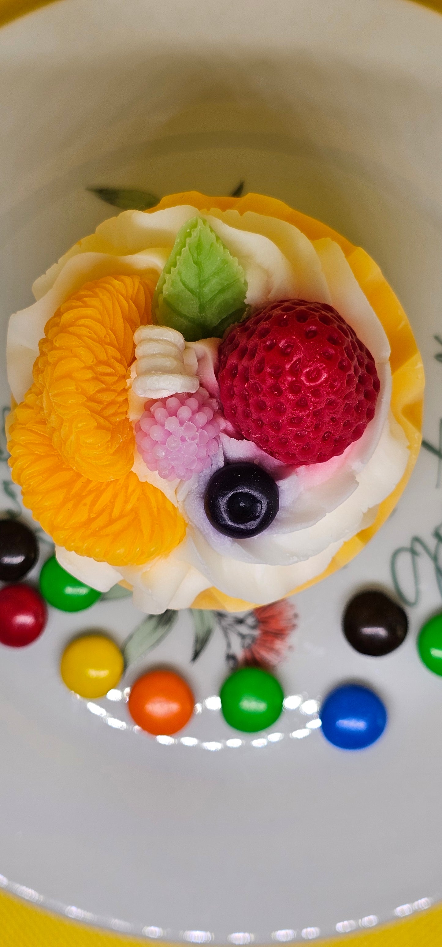 Fruit Waffle Cake Candle