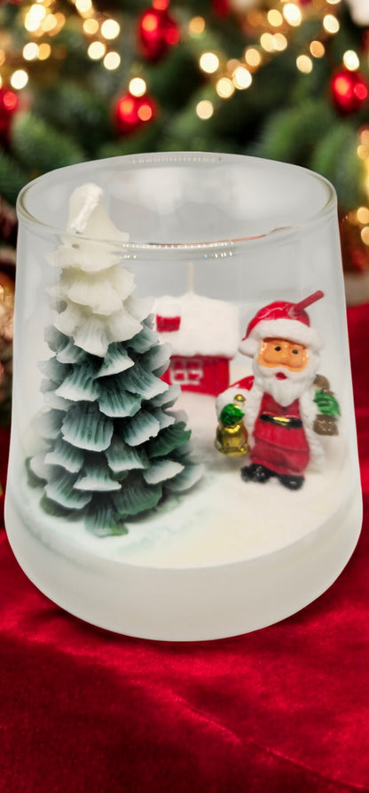 Santa Cup Candle