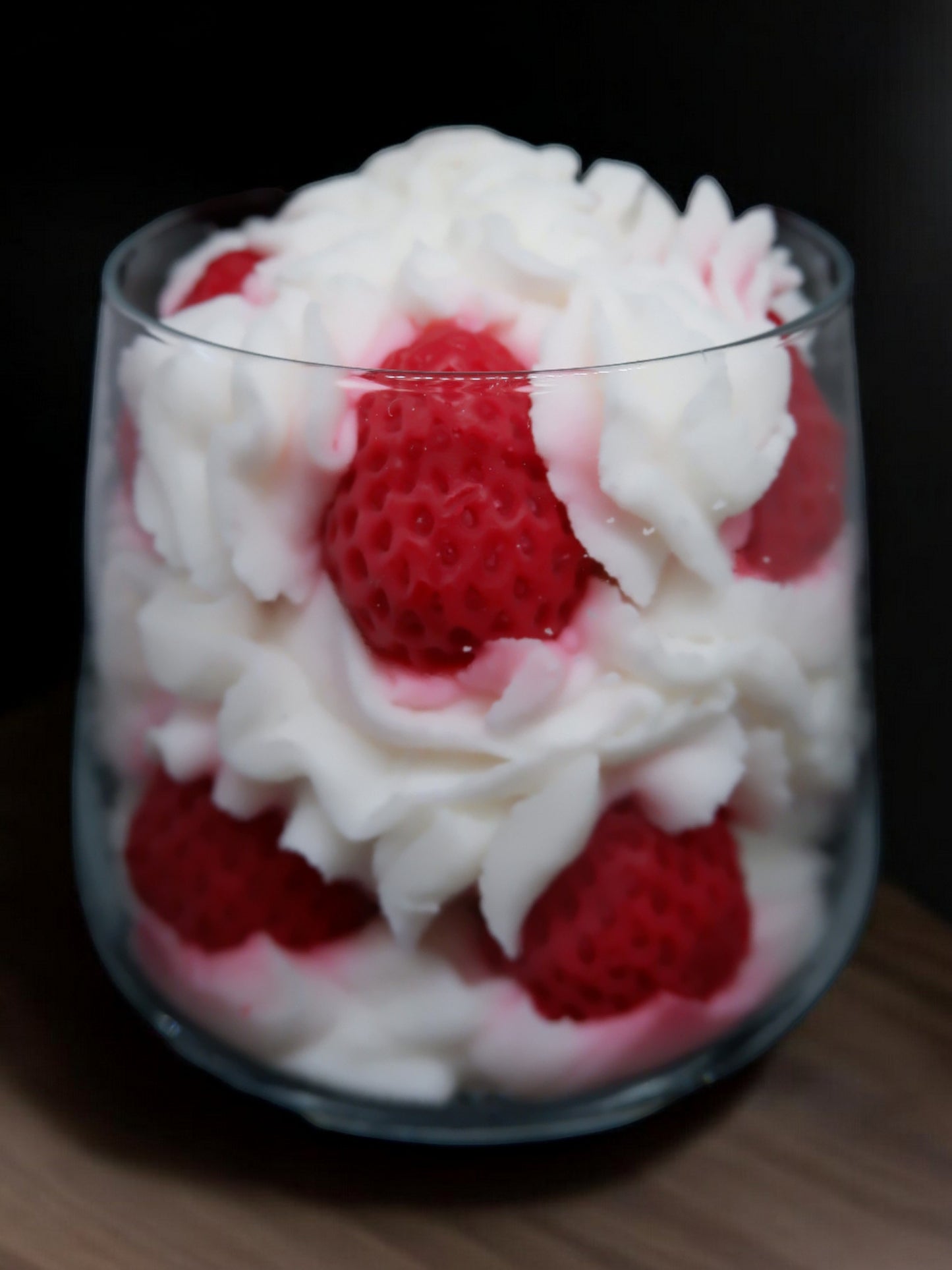 Strawberry Cream Tower Candle